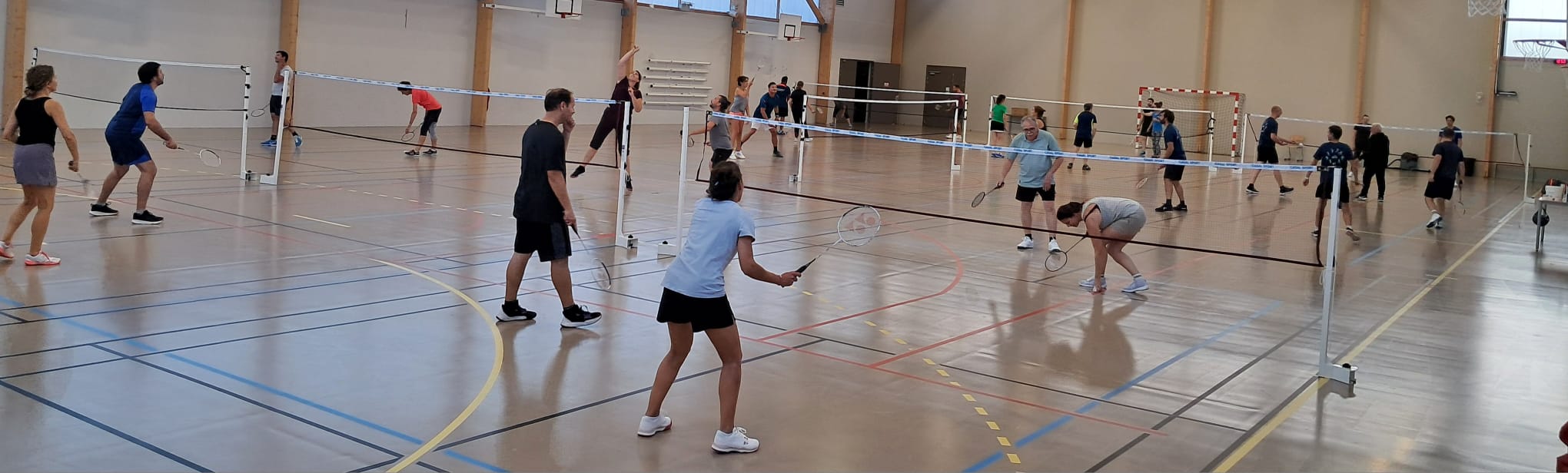Badminton en salle